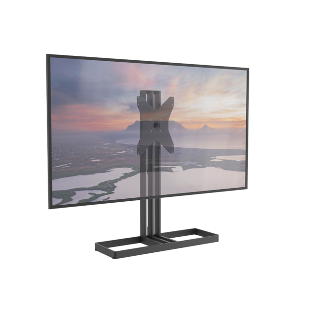 Vloerstandaard EDGE zwart 100 cm VESA 400x300