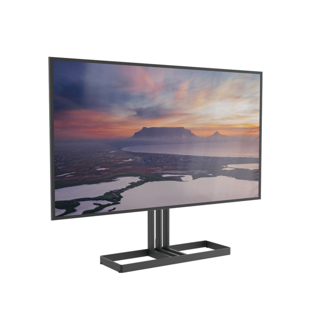 Vloerstandaard EDGE zwart 100 cm VESA 400x300