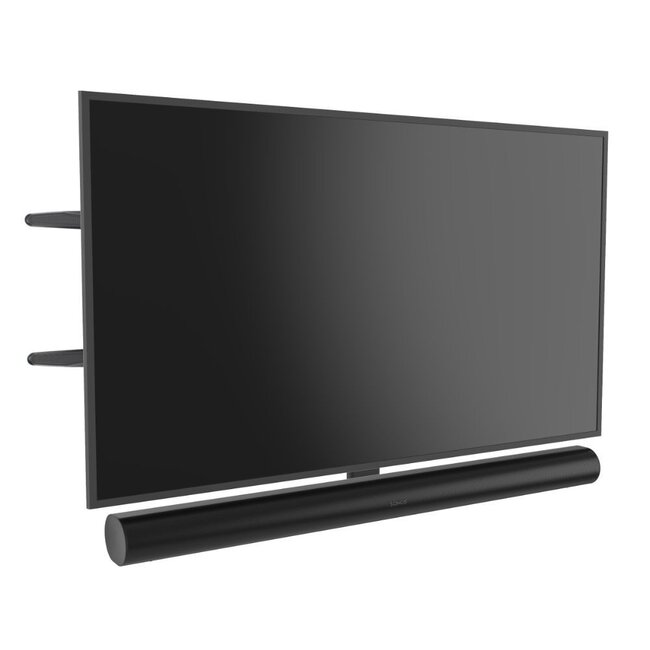 Draaibare muurbeugel met Sonos ARC(Ultra) frame [zwart]