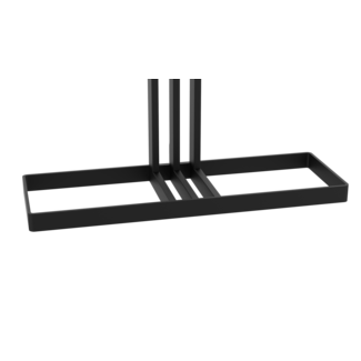 Cavus Voet EDGE 90x30 zwart staal