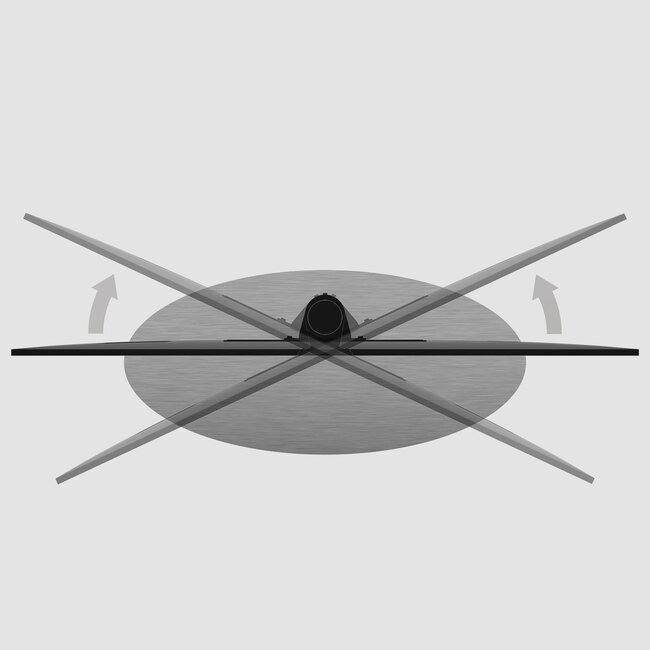 Vloerstandaard ORBIT rvs 150 cm VESA 100x100