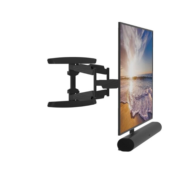 TV Muurbeugel DOUBLE zwart voor Sonos ARC(Ultra)