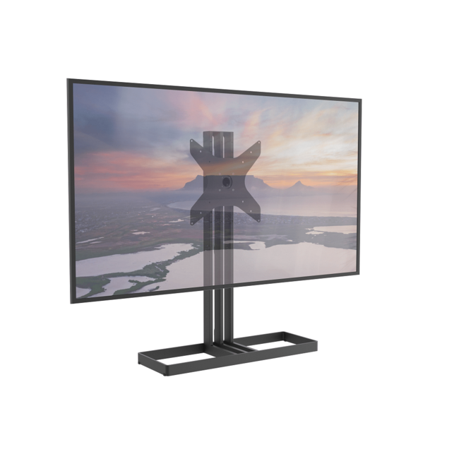 Vloerstandaard EDGE zwart 100 cm VESA 400x400