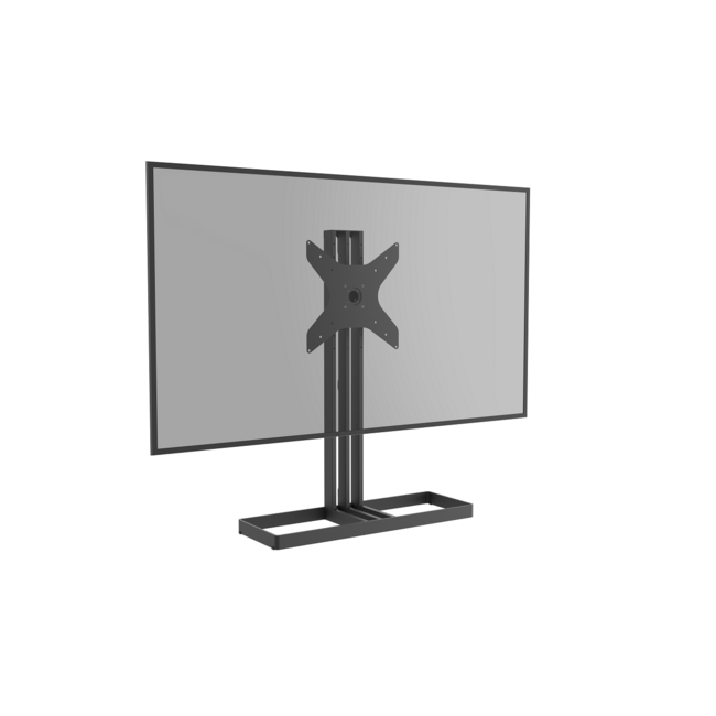 Vloerstandaard EDGE zwart 100 cm VESA 400x400
