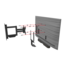 Premium draaibare muurbeugel met Sonos BEAM frame zwart