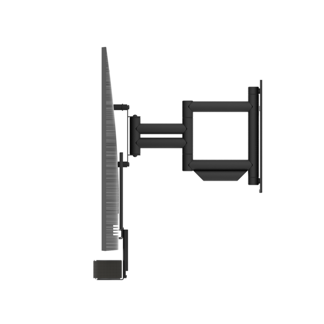 Premium draaibare muurbeugel met Sonos BEAM frame zwart