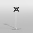 Vloerstandaard ELLIPS rvs 150 cm VESA 400x300