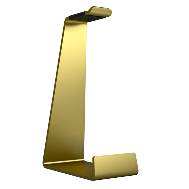 M Headset Holder Table stand Brass