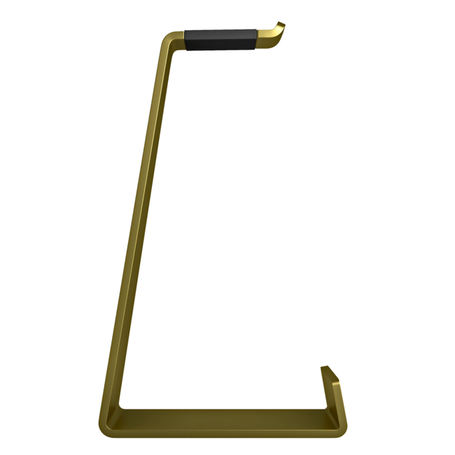 M Headset Holder Table stand Brass