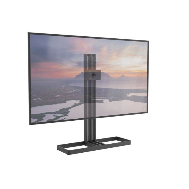 Vloerstandaard EDGE zwart 100 cm VESA 200x100