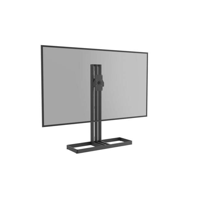 Vloerstandaard EDGE zwart 100 cm VESA 200x100