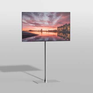 Cavus Vloerstandaard SQUARE rvs 150 cm VESA 100x100