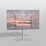 Vloerstandaard SQUARE rvs 80 cm VESA 600x400
