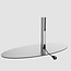 Vloerstandaard ORBIT rvs 80 cm VESA 100x100