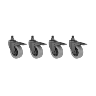 Multibrackets M Public Floorstand Basic 150/180 Wheelpack 4-pcs