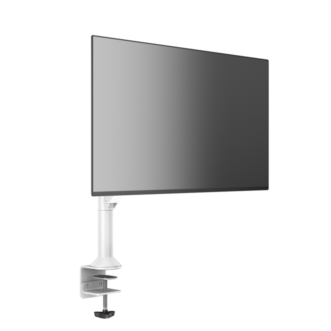 M VESA Gas Lift Arm Desk or Wall Basic White