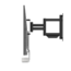 Premium draaibare muurbeugel met Sonos BEAM frame wit