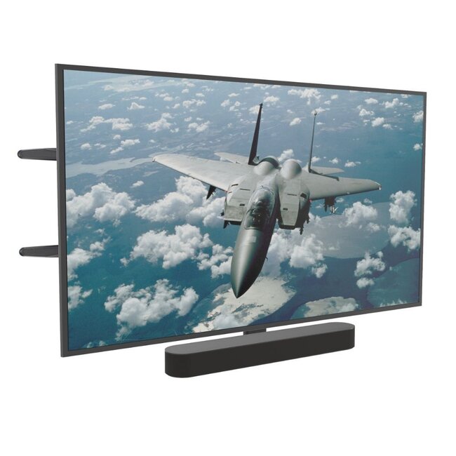 Draaibare muurbeugel met Sonos Beam frame [zwart]
