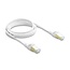 Delock RJ45 Flat Patch Cable Cat.8.1 U/FTP up to 40 Gbps 1 m white
