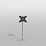 Vloerstandaard TILE rvs 120 cm VESA 400x300