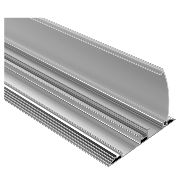 M Cable Cover Floor Aluminum - 139mm W - 750mm L