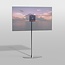 Vloerstandaard ELLIPS rvs 150 cm VESA 200x200