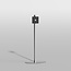 Vloerstandaard ELLIPS rvs 150 cm VESA 200x200