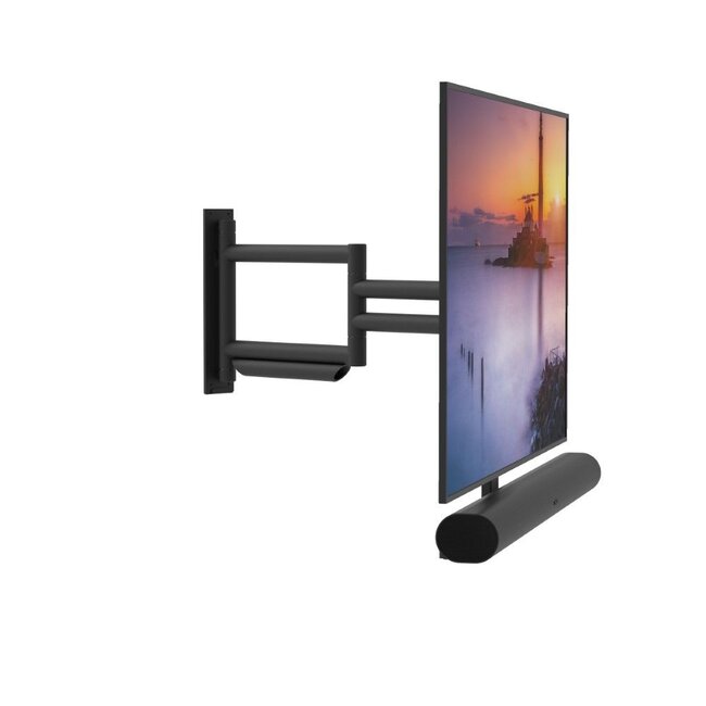TV Muurbeugel PREMIUM XL zwart voor Sonos ARC(Ultra)
