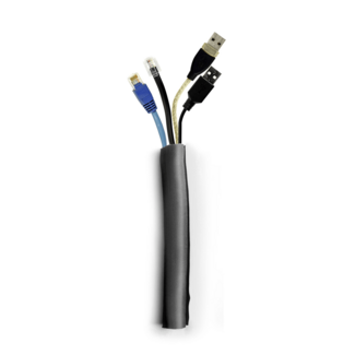 Multibrackets M Universal Cable Sock Self Wrapping 25mm Black 25m
