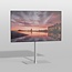 Vloerstandaard SQUARE rvs 80 cm VESA 100x100