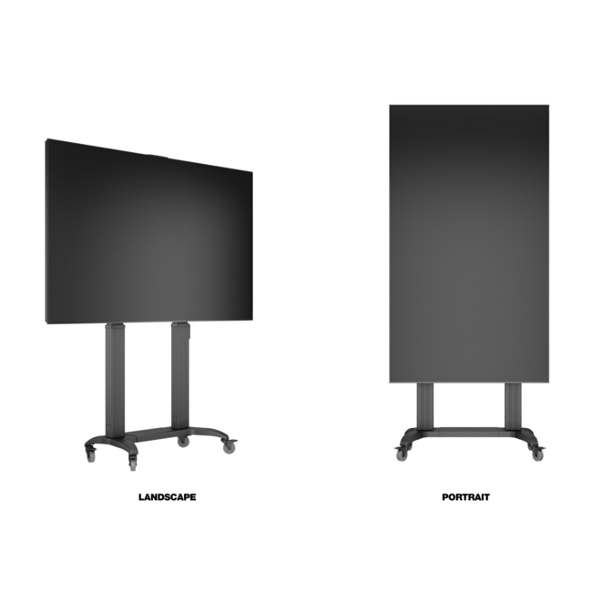 M Motorized Public Floorstand Dual Pillar 180 HD