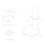 Furniture Mount zwart