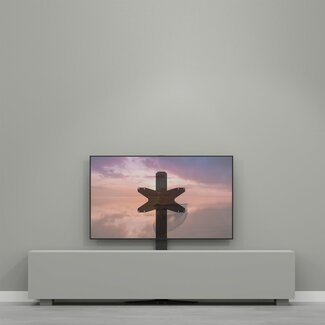 Cavus Vloerstandaard HYBRID zwart 120cm VESA 400x200