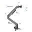 M Gas Lift Arm Samsung G9 Single Black