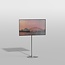 Vloerstandaard GATE rvs 120 cm VESA 200x200