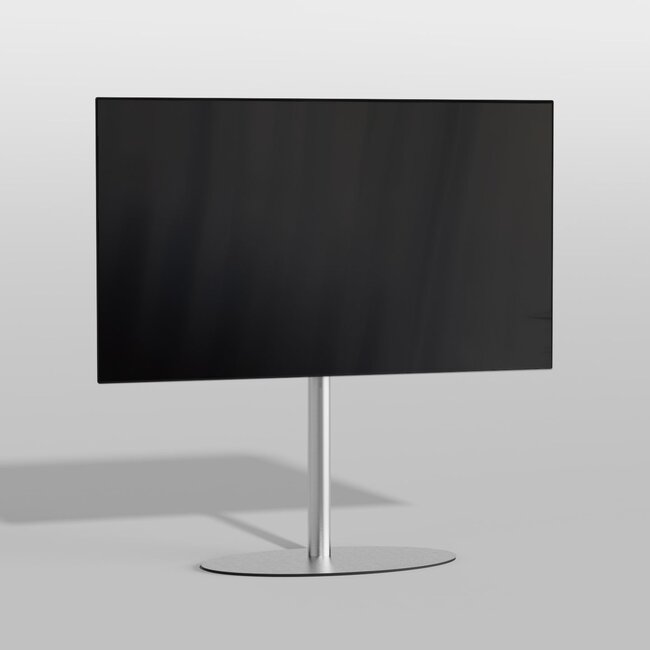 Vloerstandaard ELLIPS rvs 80 cm VESA 100x100