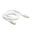 Delock RJ45 Flat Patch Cable Cat.8.1 U/FTP up to 40 Gbps 2 m white