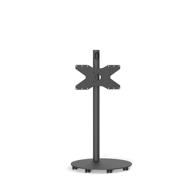 Vloerstandaard SPHERE 60 cm zwart VESA 400x200 met wielenset