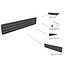 M Pro Series - Single Screen Rail 68cm Black