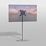 Vloerstandaard ELLIPS rvs 150 cm VESA 300x300