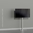 Vloerstandaard TILE rvs 120 cm VESA 100x100