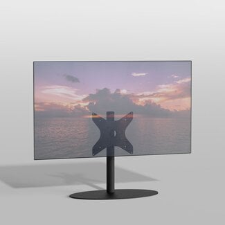 Cavus Vloerstandaard ELLIPS zwart 60 cm VESA 300x300