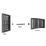 M Pro Series - Enclosure 75" Wall Large Black