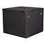 VALUE 19 inch wandbehuizing 9HE, 600x600 mm zwart, bouwpakket