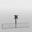 Standaard voor meubel MOUNT zwart 100 cm VESA 300x300