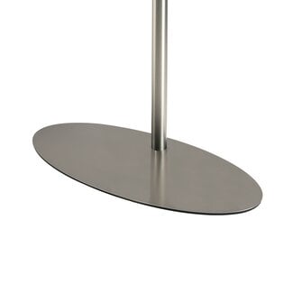 Cavus Voet 98x45cm ovaal RVS