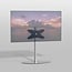 Vloerstandaard ELLIPS rvs 80 cm VESA 400x200