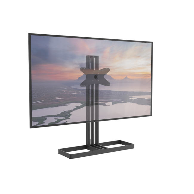 Vloerstandaard EDGE zwart 100 cm VESA 400x200