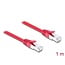 Delock RJ45 Network Cable Cat.6A S/FTP 1 m red
