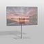 Vloerstandaard SQUARE rvs 80 cm VESA 200x200
